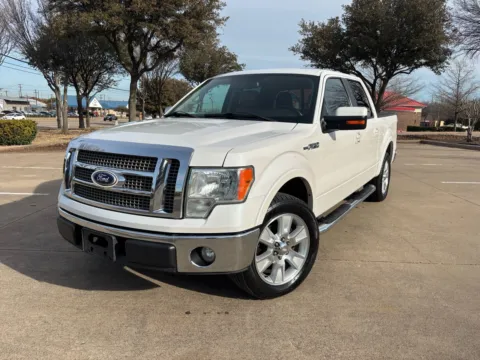 White 2010 FORD F-150 LARIAT for sale in Fort Worth, TX