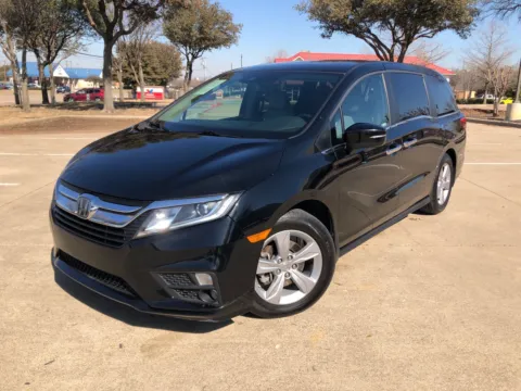 Black 2019 HONDA ODYSSEY EX-L for sale in Fort Worth, TX
