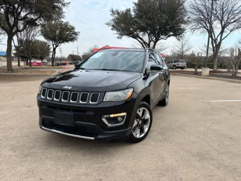 Black 2018 JEEP COMPASS LIMITED for sale in Fort Worth, TX