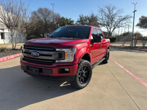 Red 2019 FORD F-150 XLT for sale in Fort Worth, TX