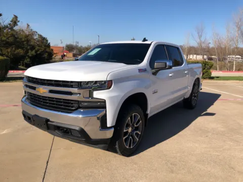 White 2020 CHEVROLET SILVERADO 1500 LT for sale in Fort Worth, TX