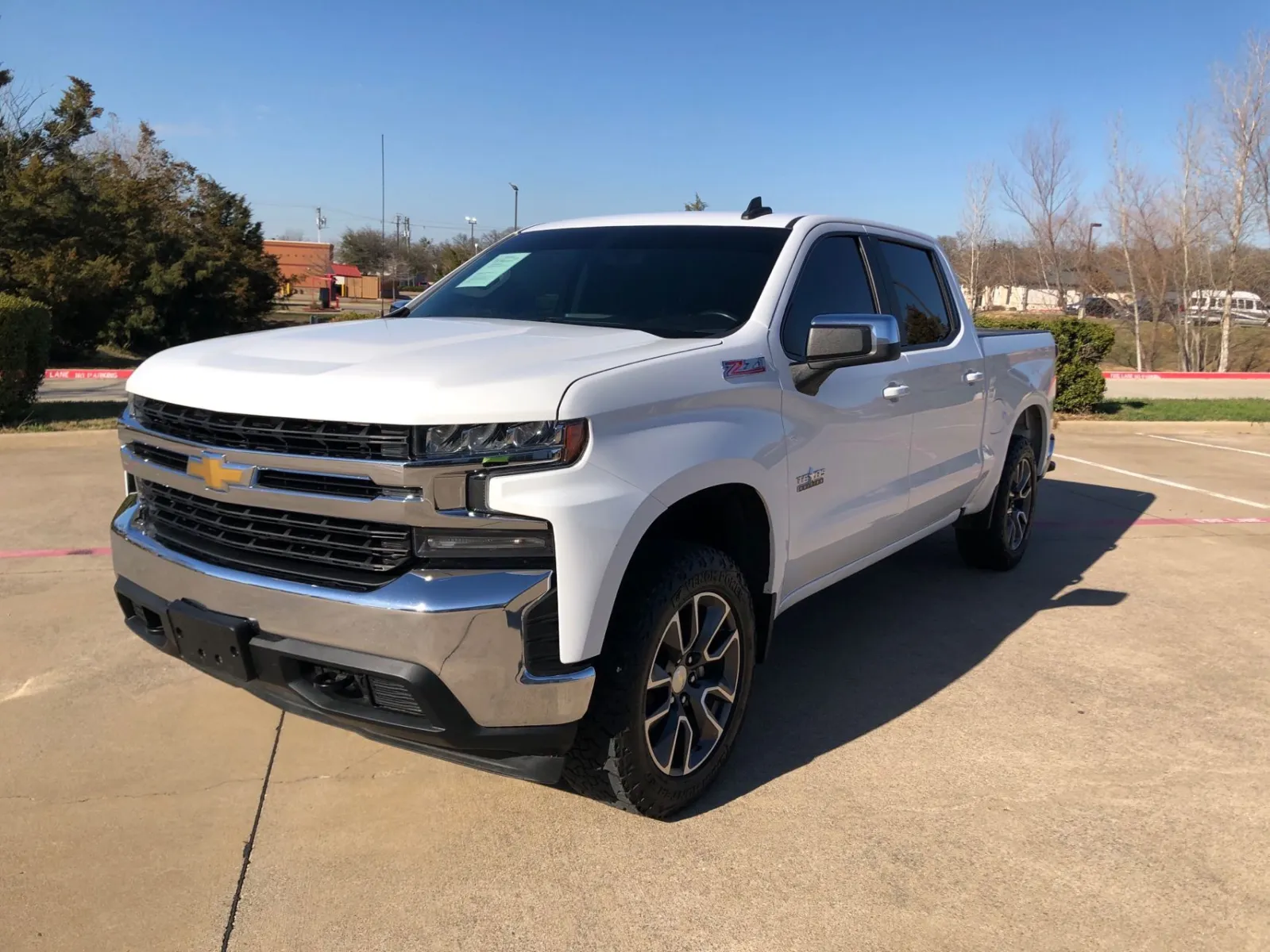 White 2020 CHEVROLET SILVERADO 1500 LT for sale in Fort Worth, TX