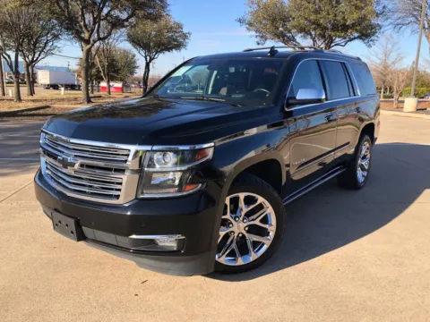 Black 2019 CHEVROLET TAHOE PREMIER for sale in Fort Worth, TX