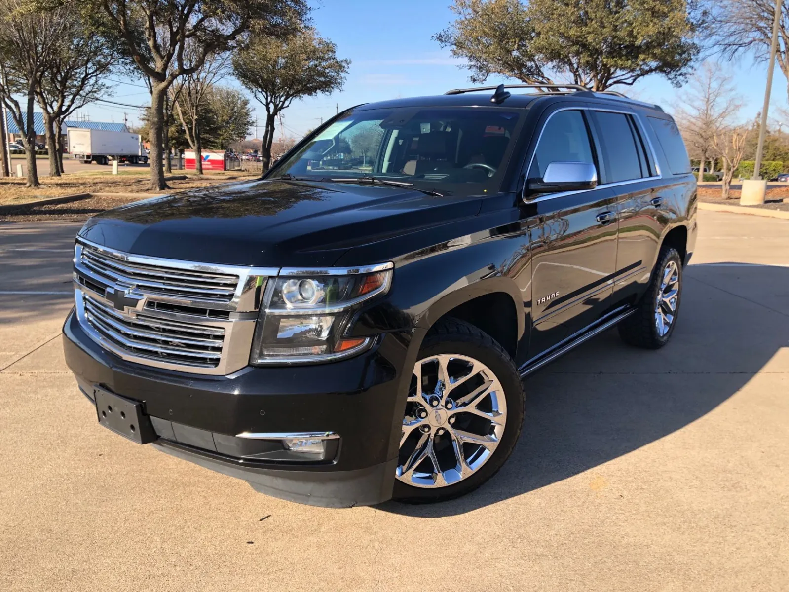 Black 2019 CHEVROLET TAHOE PREMIER for sale in Fort Worth, TX