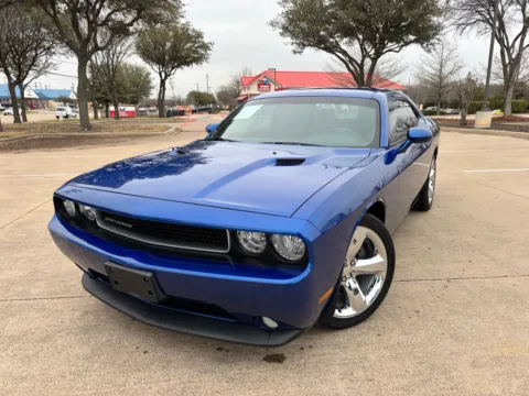 Blue 2012 DODGE CHALLENGER SXT for sale in Fort Worth, TX