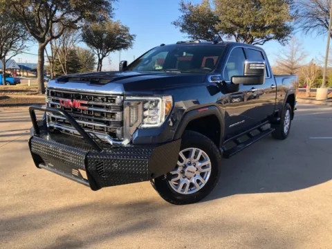 Blue 2021 GMC SIERRA 2500HD SLT for sale in Fort Worth, TX