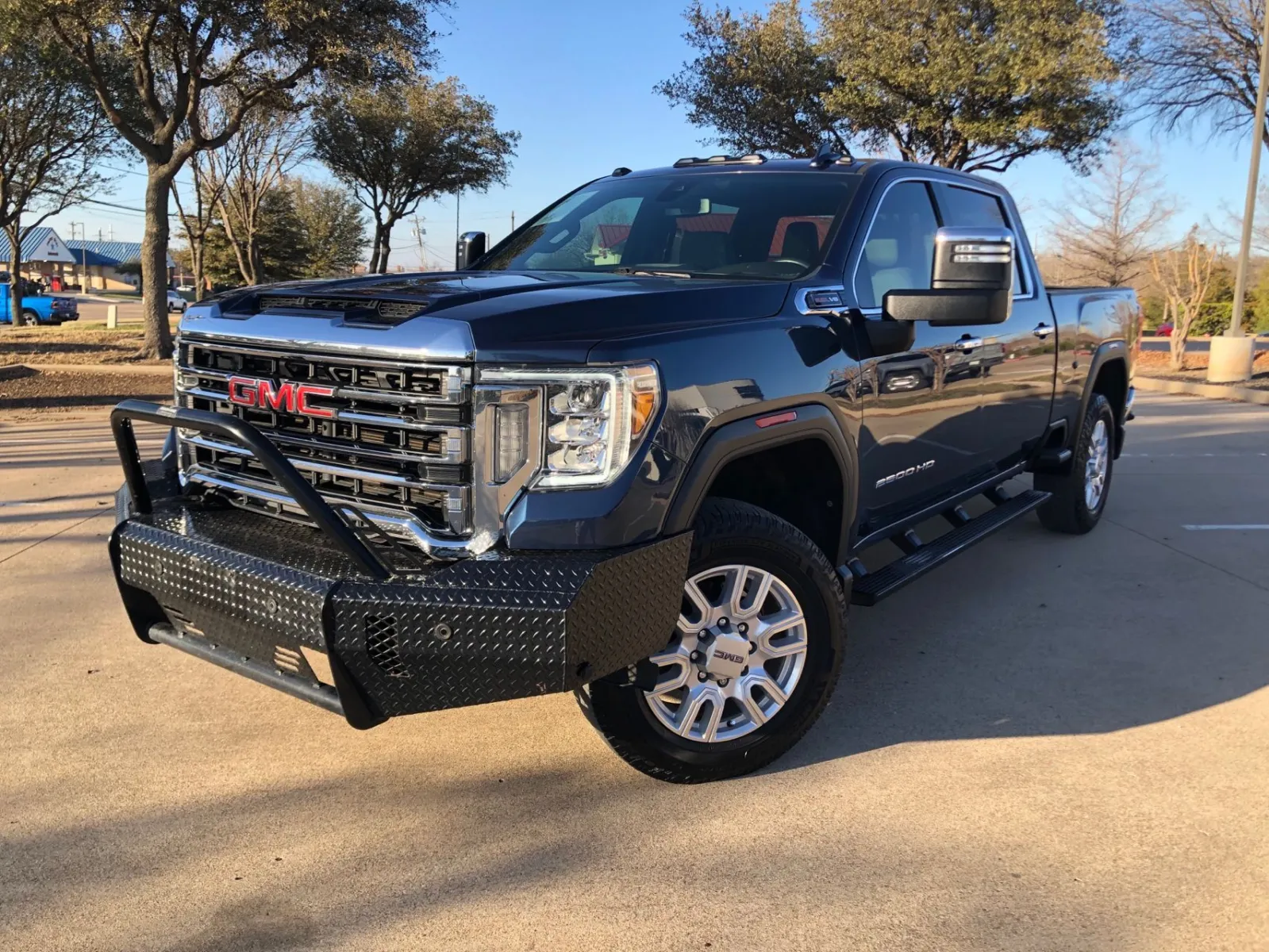 Blue 2021 GMC SIERRA 2500HD SLT for sale in Fort Worth, TX