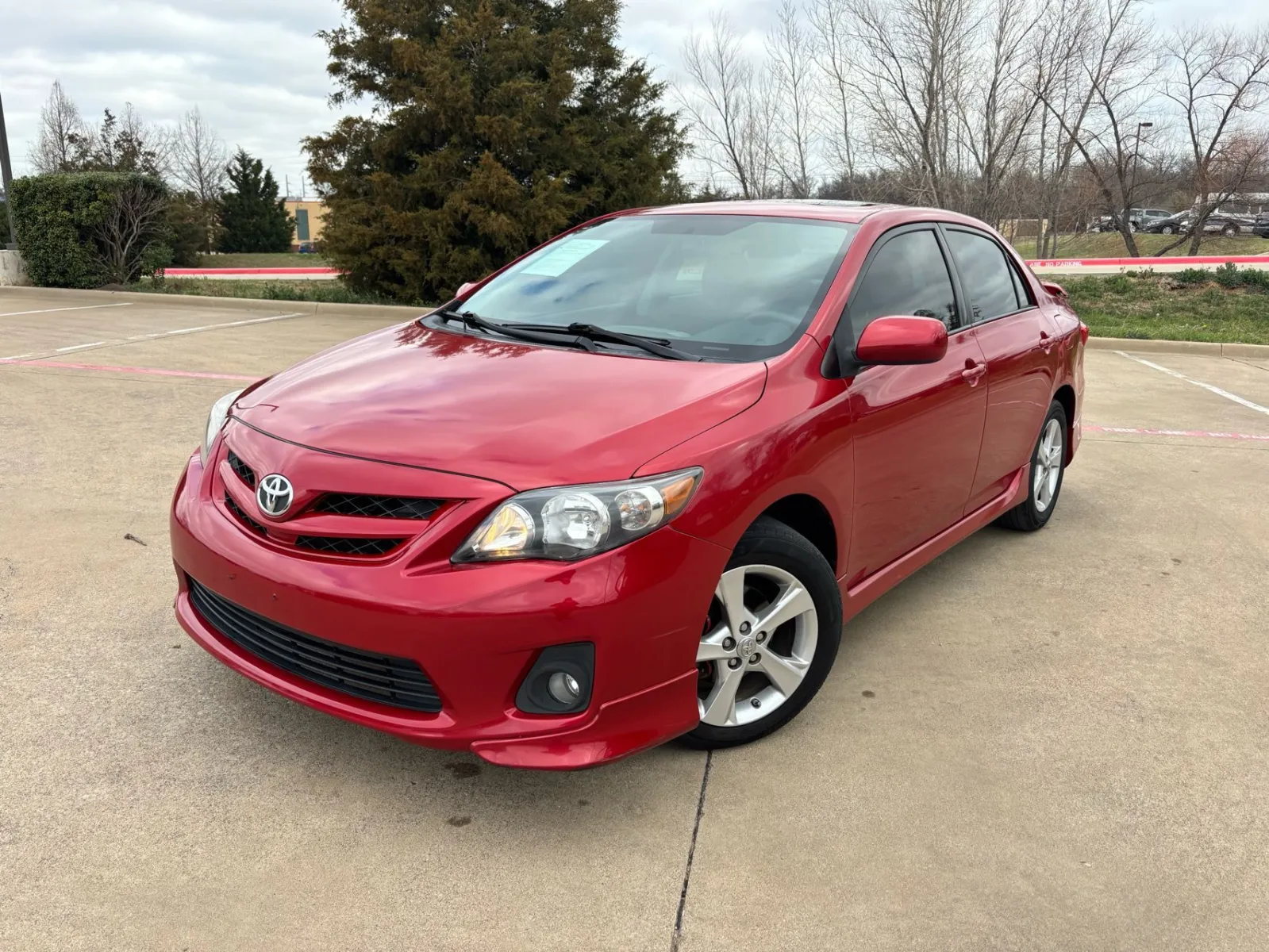 Red 2011 TOYOTA COROLLA S for sale in Fort Worth, TX