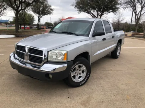 Silver 2005 DODGE DAKOTA SLT for sale in Fort Worth, TX
