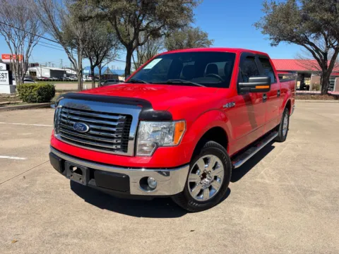 Red 2011 FORD F-150 XLT for sale in Fort Worth, TX