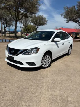 White 2018 NISSAN SENTRA S for sale in Fort Worth, TX