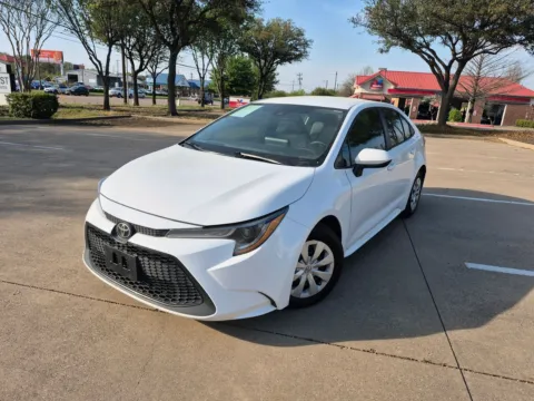 White 2020 TOYOTA COROLLA L for sale in Fort Worth, TX
