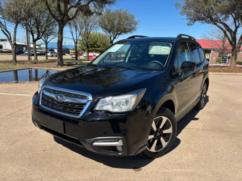 Black 2017 SUBARU FORESTER 2.5I LIMITED for sale in Fort Worth, TX