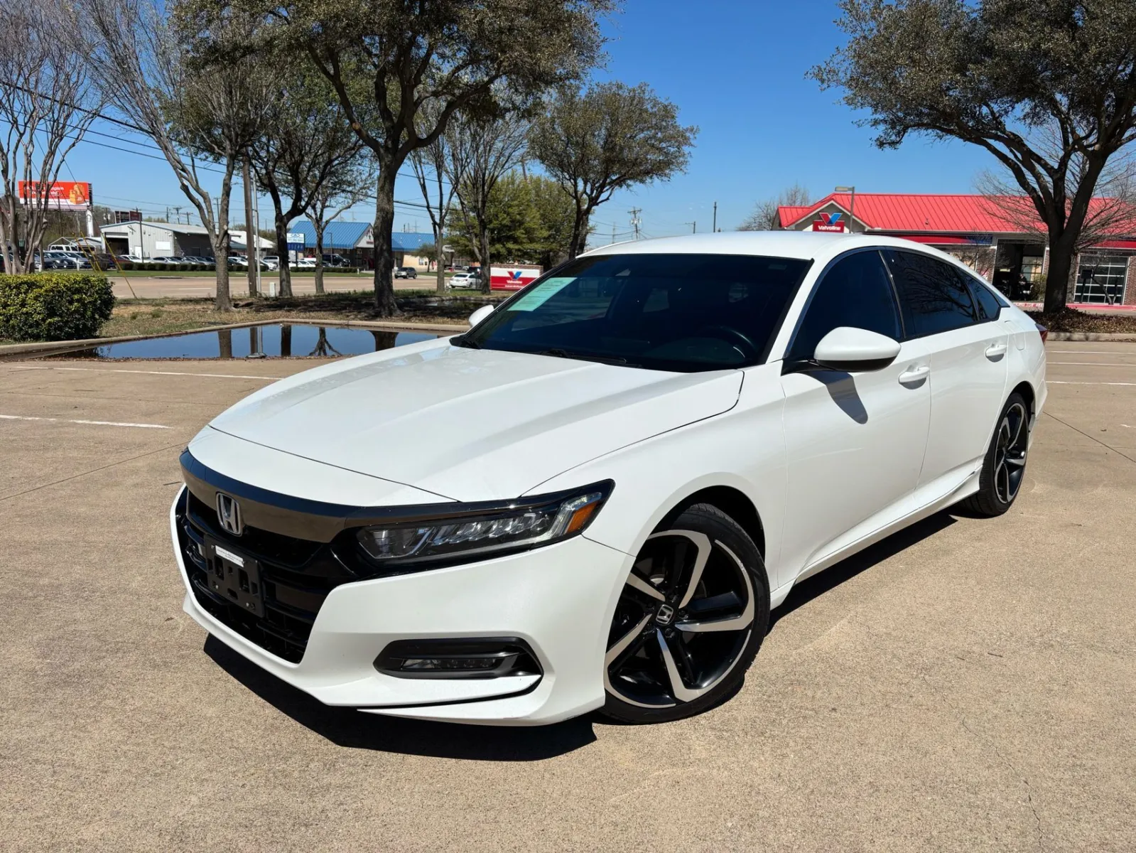 White 2018 HONDA ACCORD SPORT for sale in Fort Worth, TX