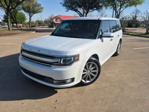 White 2015 FORD FLEX LIMITED for sale in Fort Worth, TX