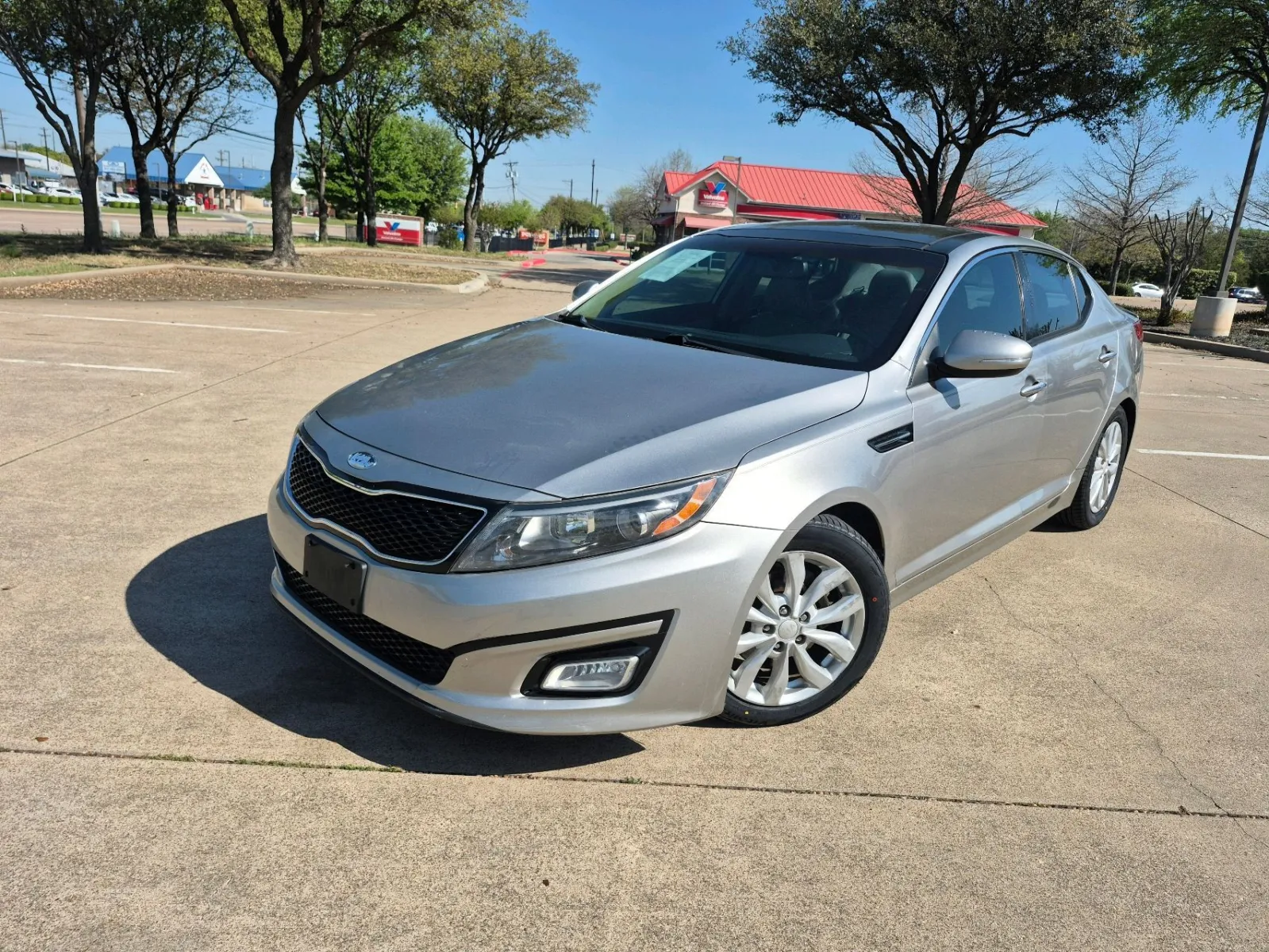 Silver 2014 KIA OPTIMA EX for sale in Fort Worth, TX