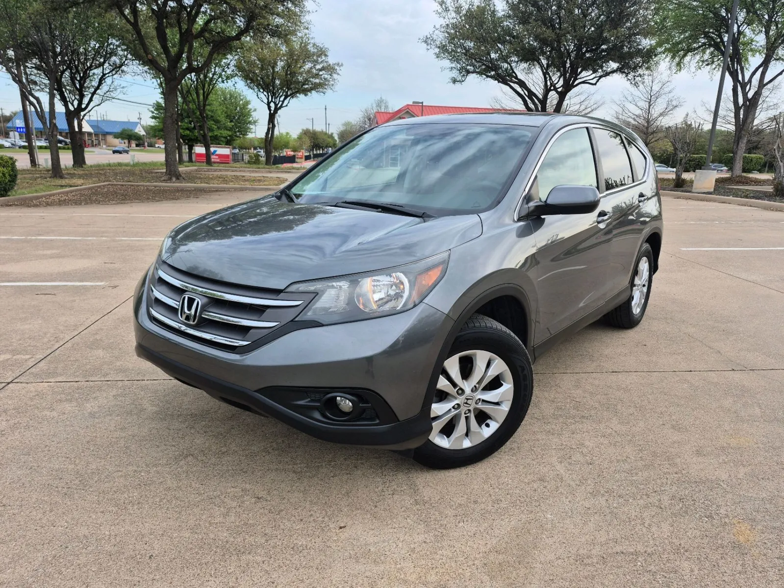 Gray 2014 HONDA CR-V EX for sale in Fort Worth, TX