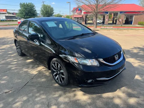 Another view of 2015 HONDA CIVIC EX-L for sale in Fort Worth, TX at Callahan Motor Company