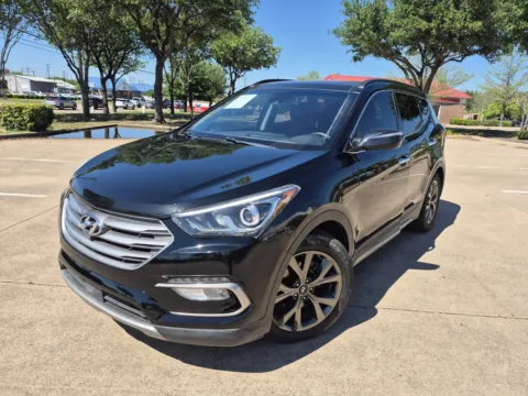 Black 2018 HYUNDAI SANTA FE SPORT 2.0T ULTIMATE for sale in Fort Worth, TX