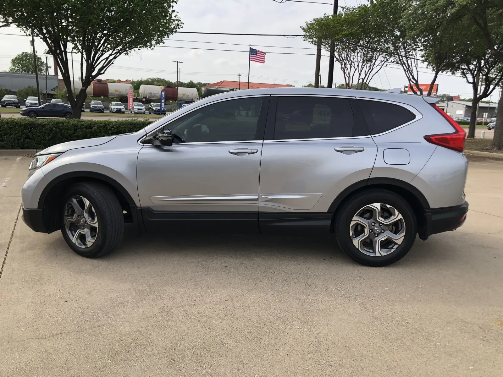 Silver 2019 HONDA CR-V EX-L for sale in Fort Worth, TX
