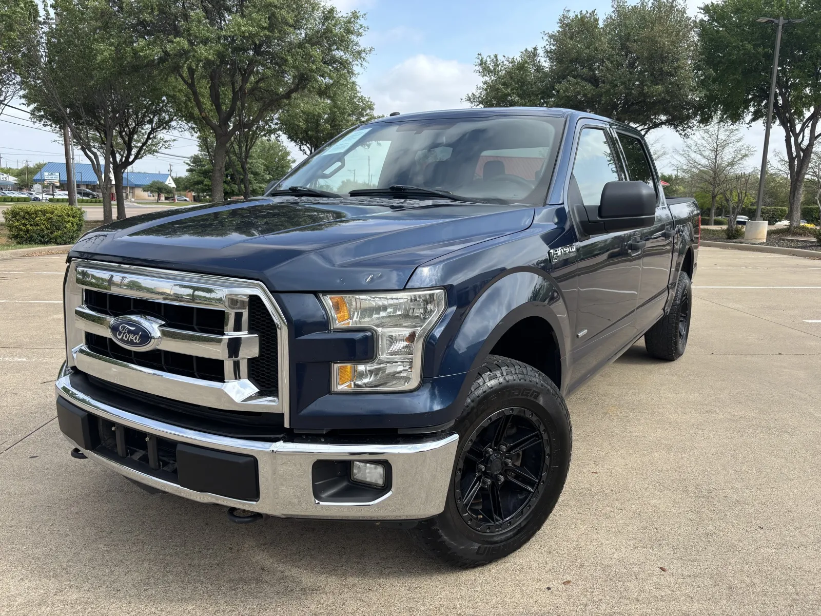 Blue 2016 FORD F-150 XLT for sale in Fort Worth, TX