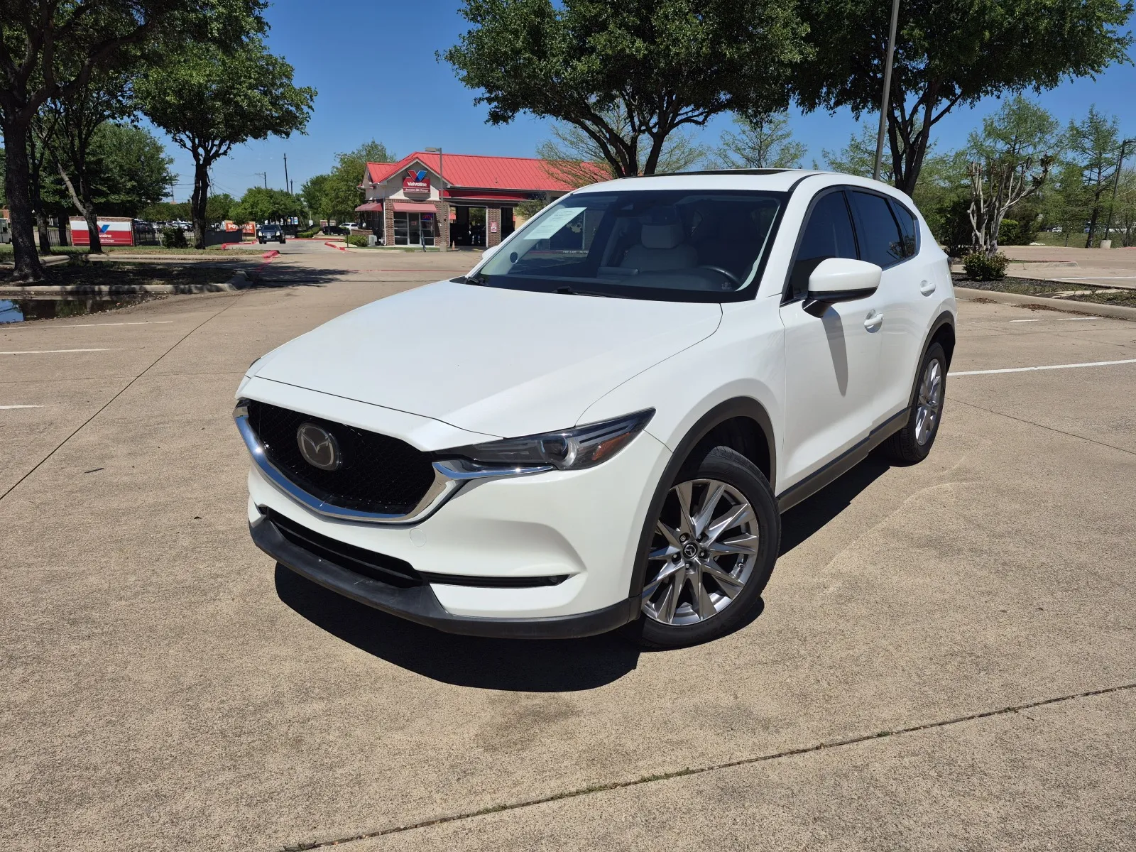 White 2020 MAZDA CX-5 GRAND TOURING for sale in Fort Worth, TX