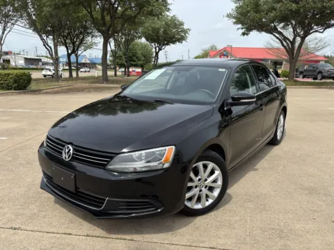 Black 2014 VOLKSWAGEN JETTA SE for sale in Fort Worth, TX