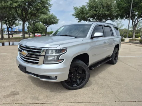 Silver 2018 CHEVROLET TAHOE LT for sale in Fort Worth, TX