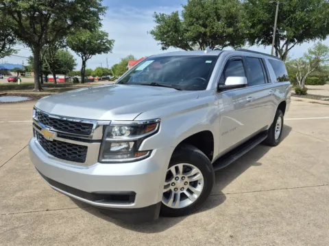 Silver 2019 CHEVROLET SUBURBAN LT for sale in Fort Worth, TX