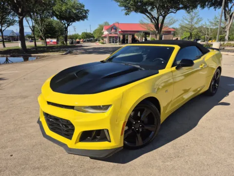 Yellow 2016 CHEVROLET CAMARO SS for sale in Fort Worth, TX