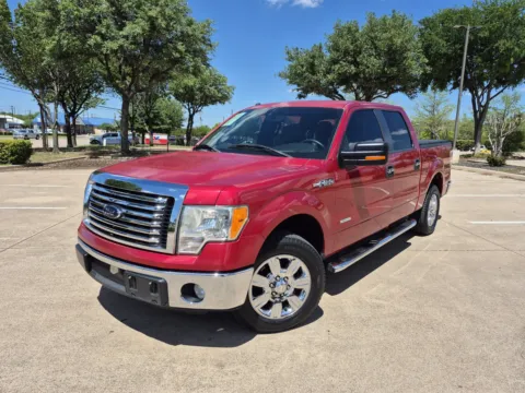 Red 2012 FORD F-150 XLT for sale in Fort Worth, TX