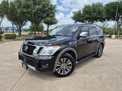 Black 2018 NISSAN ARMADA SL for sale in Fort Worth, TX