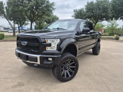 Black 2015 FORD F-150 PLATINUM for sale in Fort Worth, TX