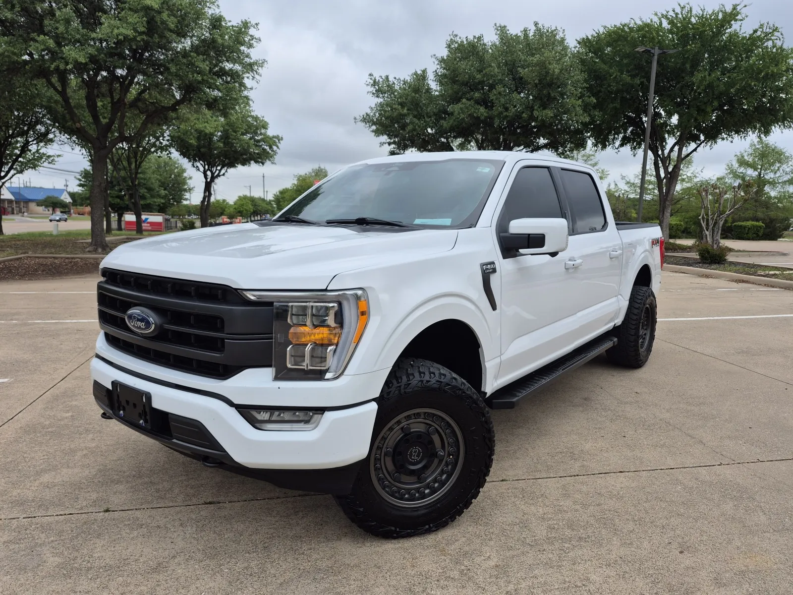 White 2022 FORD F-150 LARIAT for sale in Fort Worth, TX