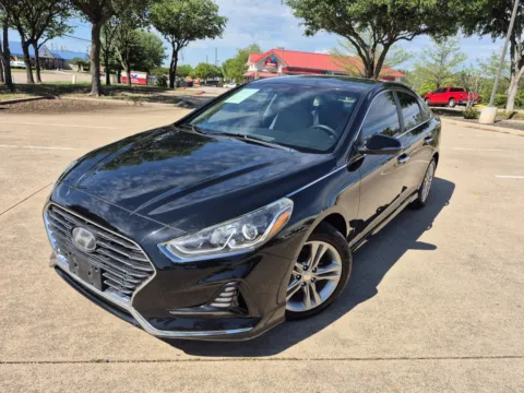 Black 2018 HYUNDAI SONATA SEL for sale in Fort Worth, TX