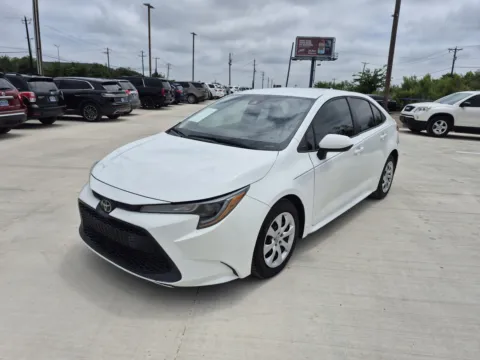 White 2020 TOYOTA COROLLA LE for sale in Fort Worth, TX