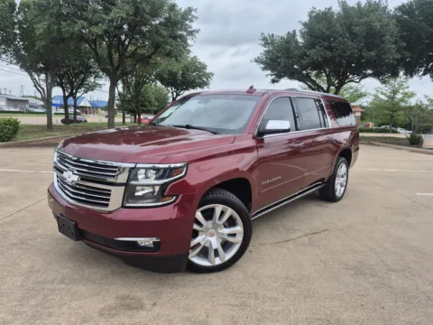 Red 2018 CHEVROLET SUBURBAN PREMIER for sale in Fort Worth, TX