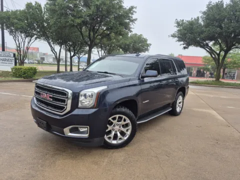 Blue 2017 GMC YUKON SLT 4WD for sale in Fort Worth, TX