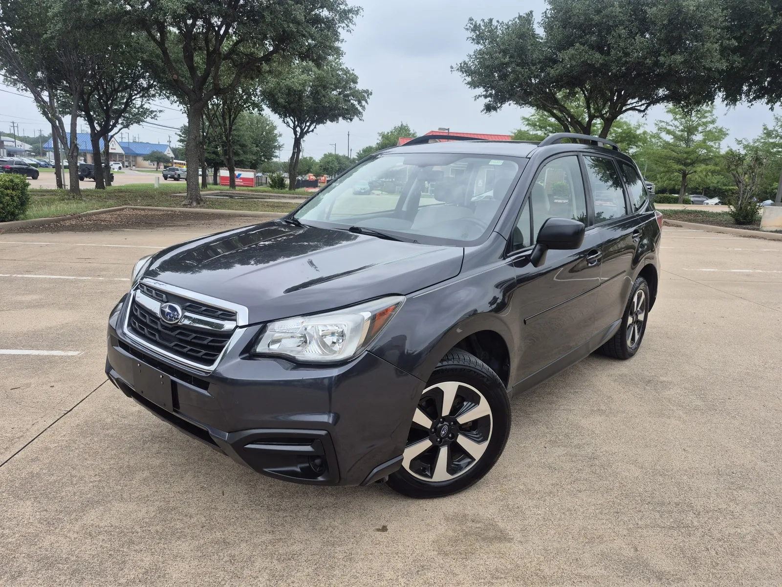 Black 2018 SUBARU FORESTER 2.5I for sale in Fort Worth, TX
