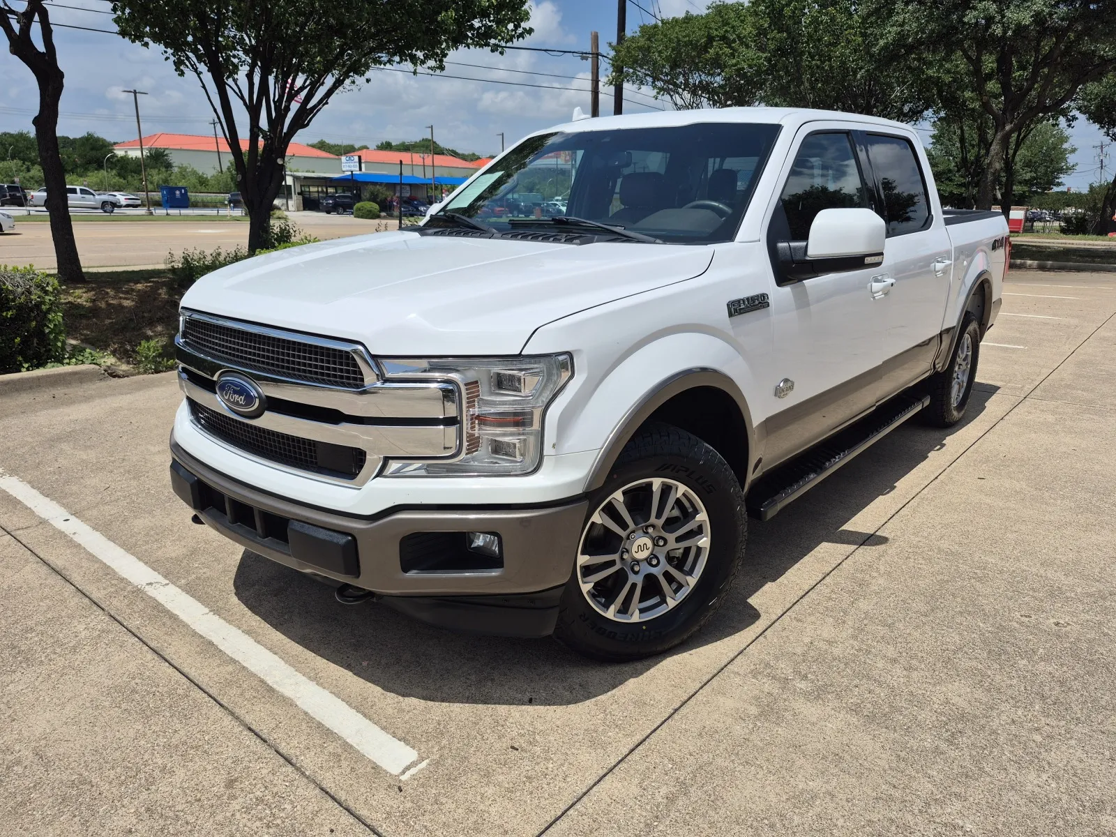 White 2018 FORD F-150 KING RANCH for sale in Fort Worth, TX