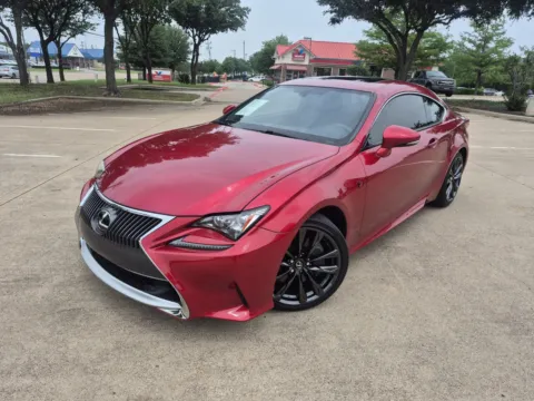 Red 2015 LEXUS RC 350 BASE for sale in Fort Worth, TX