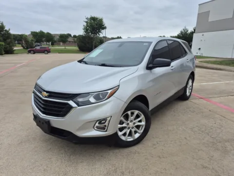Silver 2018 CHEVROLET EQUINOX LS for sale in Fort Worth, TX