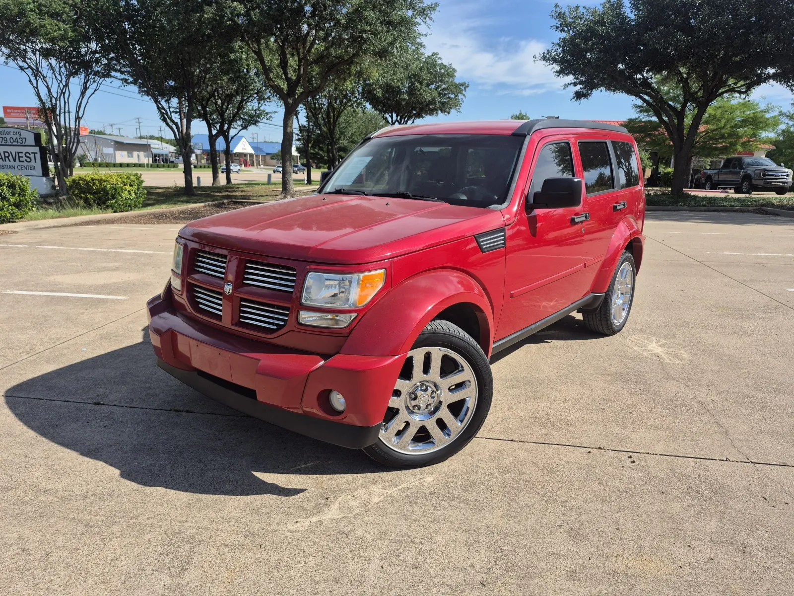 Red 2011 DODGE NITRO HEAT for sale in Fort Worth, TX