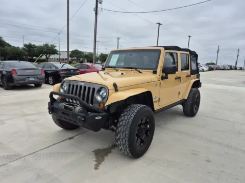 Beige 2013 JEEP WRANGLER UNLIMI SPORT for sale in Fort Worth, TX