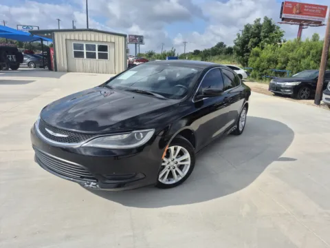 Black 2016 CHRYSLER 200 LX for sale in Fort Worth, TX