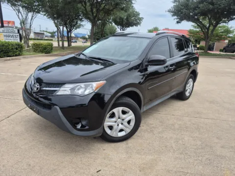 Black 2014 TOYOTA RAV4 LE for sale in Fort Worth, TX