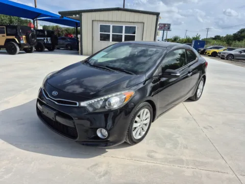 Black 2015 KIA FORTE KOUP EX for sale in Fort Worth, TX