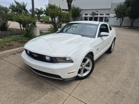 White 2012 FORD MUSTANG GT for sale in Fort Worth, TX