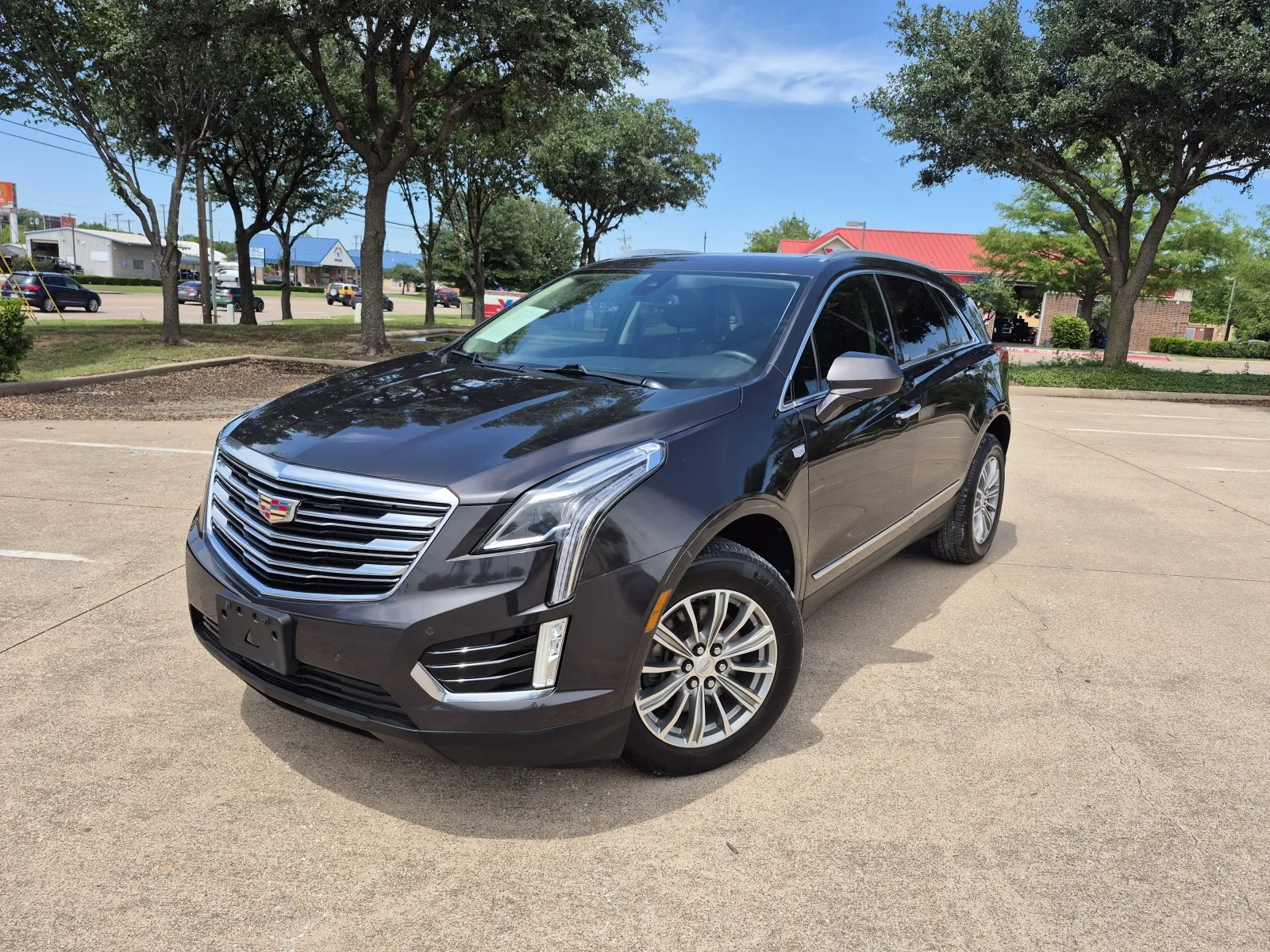 Gray 2017 CADILLAC XT5 LUXURY for sale in Fort Worth, TX