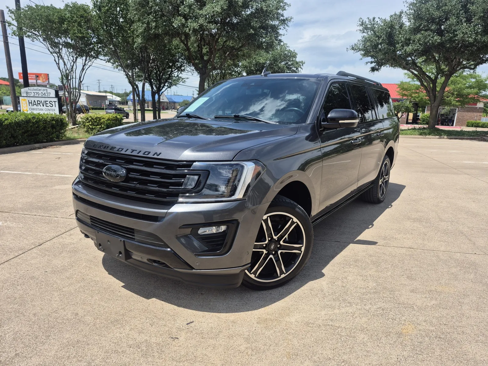 Gray 2021 FORD EXPEDITION MAX LIMITED for sale in Fort Worth, TX